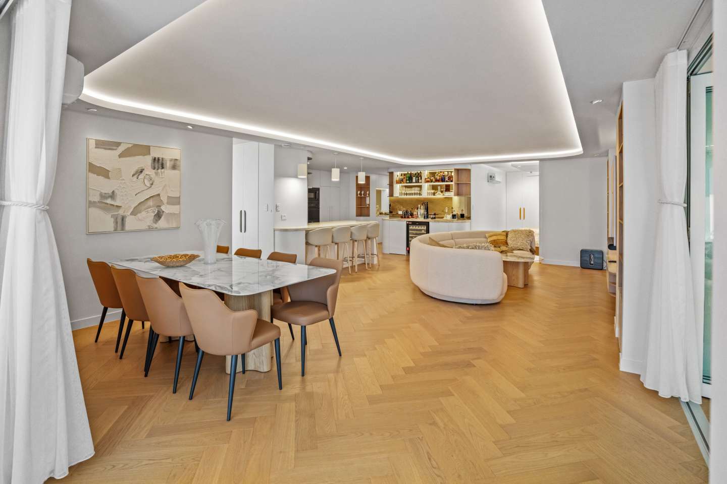Luxury Unit Renovation - Living Room